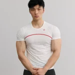 网眼压胶标识训练短袖